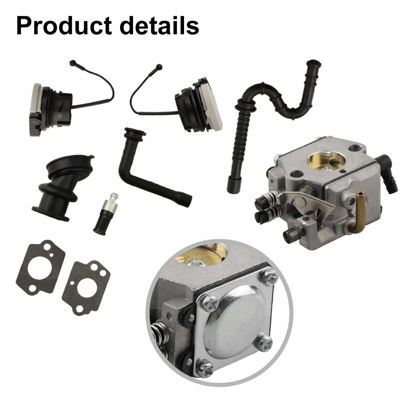 Carburetor Kit WT194 for Multiple Chainsaw Models Including For 024 026 MS240 and MS260 with All Necessary Parts
Carburetor Kit WT194 for Multiple Chainsaw Models Including For 024 026 MS240 and MS260 with All Necessary Parts