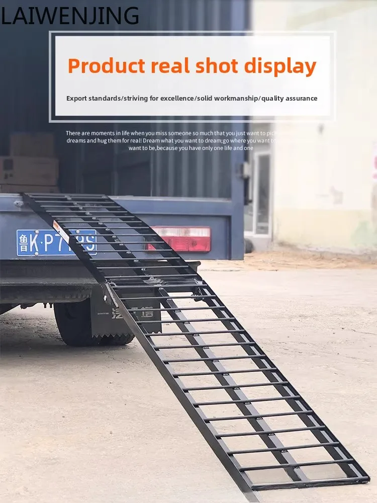 HLZ motorcycle transportation loading trailer frame folding slope up the car plus length width springboard aluminum alloy ramp
HLZ motorcycle transportation loading trailer frame folding slope up the car plus length width springboard aluminum alloy ramp