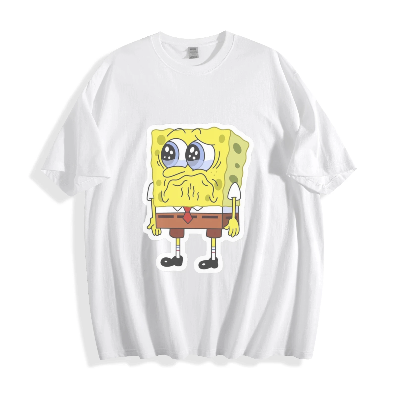 Футболка SpongeBob SquarePants Sad Vibes Iconic Teary-Eyed с героями мультфильмов, футболка унисекс, летние мужские и женские футболки в стиле Харадзюку, свободные Y2K
Футболка SpongeBob SquarePants Sad Vibes Iconic Teary-Eyed с героями мультфильмов, футболка унисекс, летние мужские и женские футболки в стиле Харадзюку, свободные Y2K