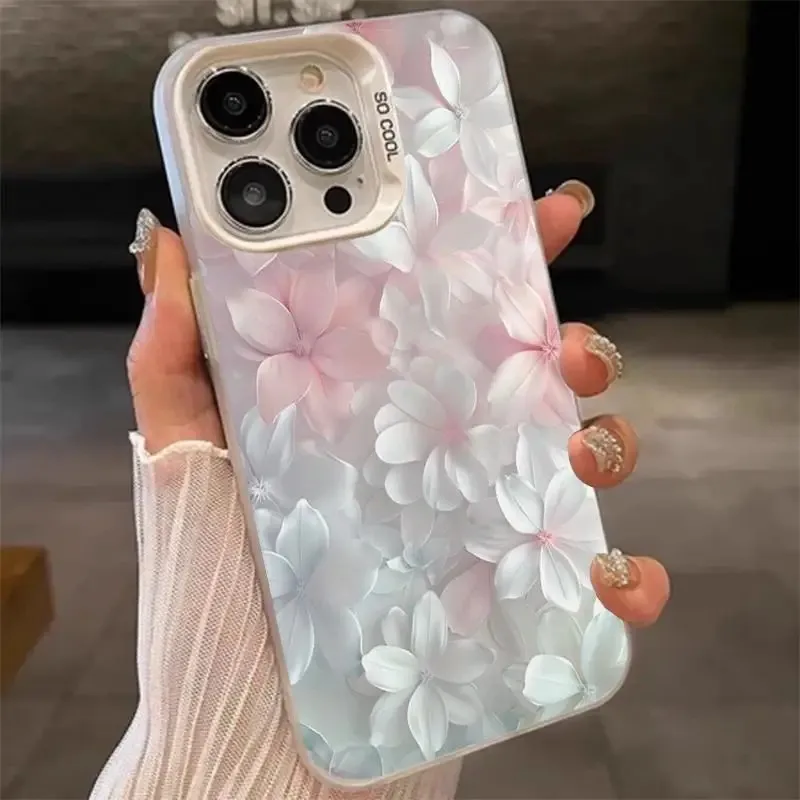 Pink Flower Case for iPhone 15Pro 17 16 14 13 12 11 Pro Max XS XR 7 8 Plus SE Shockproof Cover Screen Protector Casing
Pink Flower Case for iPhone 15Pro 17 16 14 13 12 11 Pro Max XS XR 7 8 Plus SE Shockproof Cover Screen Protector Casing