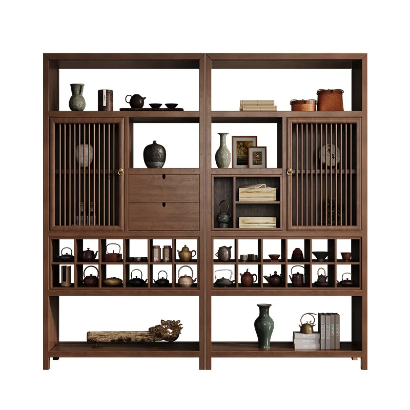 New Chinese-style solid wood Bogu frame modern simple office living room tea room tea cabinet shelf Duobao Pavilion display sta
New Chinese-style solid wood Bogu frame modern simple office living room tea room tea cabinet shelf Duobao Pavilion display sta