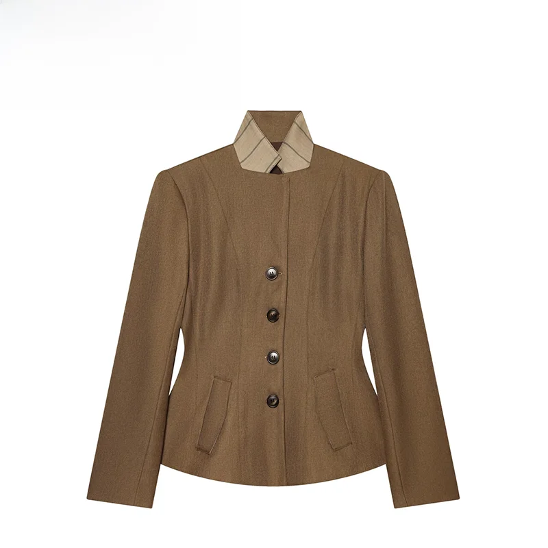 Fashionable Versatile ZR Women's Suit Jacket Elegant Personality High-End Feeling Summer New Arrival Polyester Long Sleeve
Fashionable Versatile ZR Women's Suit Jacket Elegant Personality High-End Feeling Summer New Arrival Polyester Long Sleeve