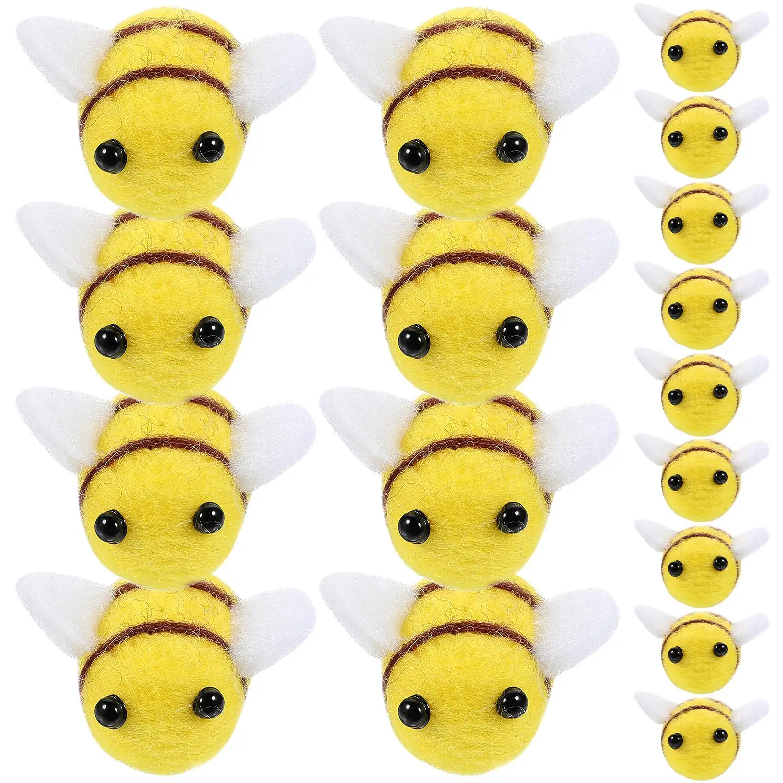 24pcs Wool Felt Bee Accessories Lovely Cartoon Shape for Sweater Hat Shoes DIY Sewing Gifts Festival Decor Clothes Hair Supplies
24pcs Wool Felt Bee Accessories Lovely Cartoon Shape for Sweater Hat Shoes DIY Sewing Gifts Festival Decor Clothes Hair Supplies
