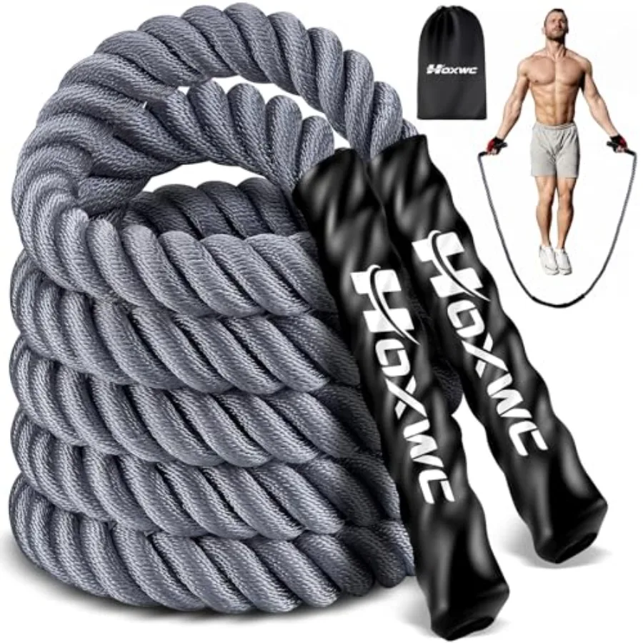 Jump Rope Weighted Jump Rope for Fitness Heavy Skipping Ropes for Men Women Home Gym Workout Equipment Set Suitable for Boxing
Jump Rope Weighted Jump Rope for Fitness Heavy Skipping Ropes for Men Women Home Gym Workout Equipment Set Suitable for Boxing