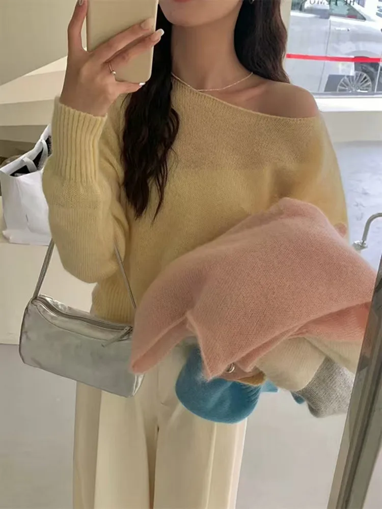 Осень/зима 2025, новый свитер из 100% чистой шерсти с круглым вырезом, женский свободный вязаный низ, цельный пуловер с воротником, кашемировый свитер
Осень/зима 2025, новый свитер из 100% чистой шерсти с круглым вырезом, женский свободный вязаный низ, цельный пуловер с воротником, кашемировый свитер