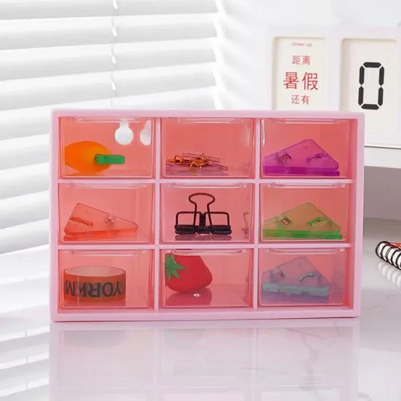 Multifunctional Stackable Mini Storage Box Stationery Organizer With 9 Transparent Drawers Office Desk Accessories Boxes Gadgets
Multifunctional Stackable Mini Storage Box Stationery Organizer With 9 Transparent Drawers Office Desk Accessories Boxes Gadgets
