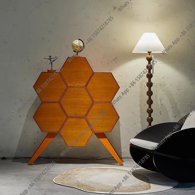 Medieval style creative honeycomb solid wood chest of drawers Home dining sideboard designer entrance wall decoration cabinet
Medieval style creative honeycomb solid wood chest of drawers Home dining sideboard designer entrance wall decoration cabinet