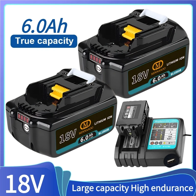 Оригинальный аккумулятор для Makita 18 В, 6,0 Ач, перезаряжаемый Для электроинструментов Makita BL1830 BL1830B BL1840 BL1840B BL1850 BL1850B
Оригинальный аккумулятор для Makita 18 В, 6,0 Ач, перезаряжаемый Для электроинструментов Makita BL1830 BL1830B BL1840 BL1840B BL1850 BL1850B