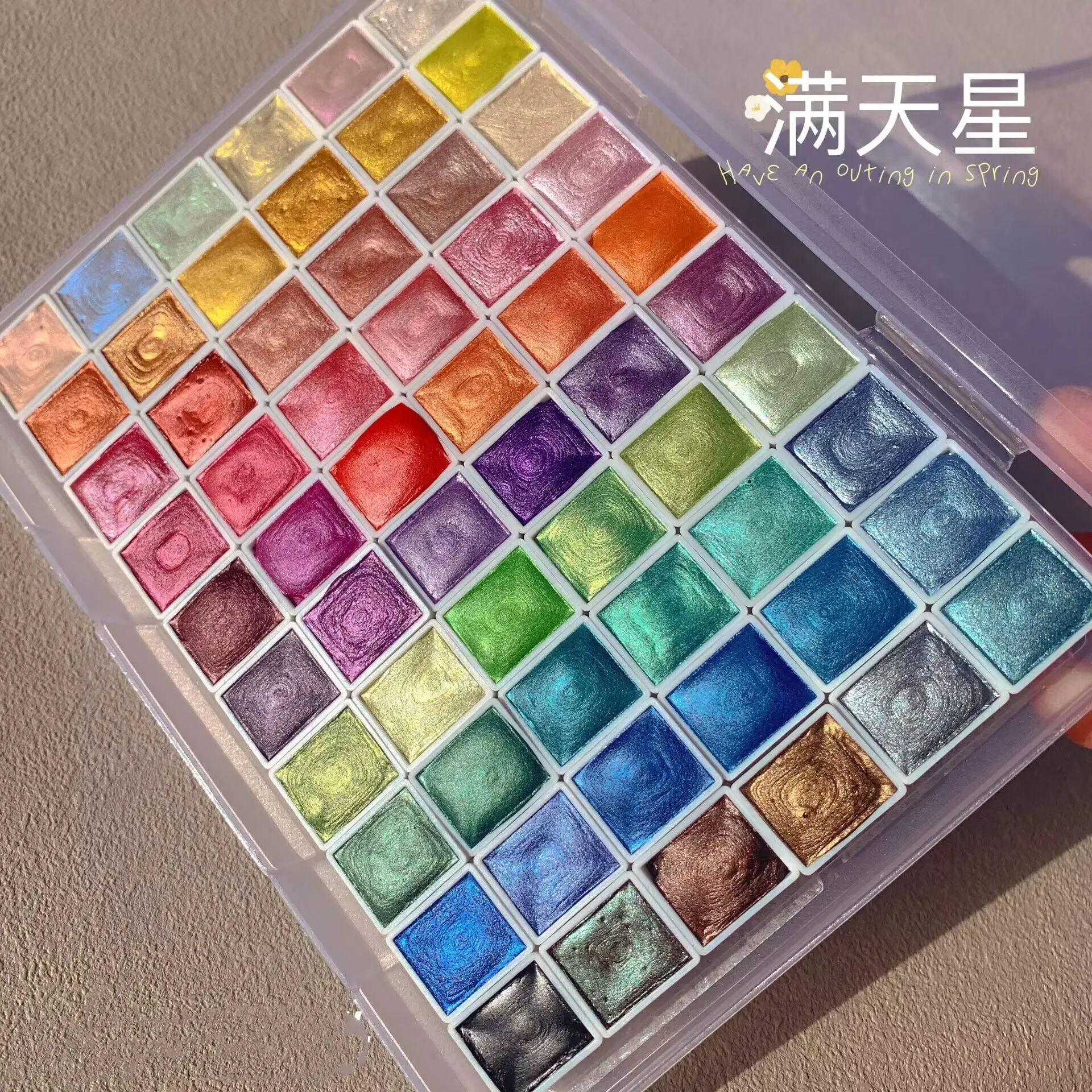 60Colors Nail Art Pigment Set Mold Painting Watercolor Pearl Charming Marble Stone Glitter Powder Marbling Shimmer Solid
60Colors Nail Art Pigment Set Mold Painting Watercolor Pearl Charming Marble Stone Glitter Powder Marbling Shimmer Solid