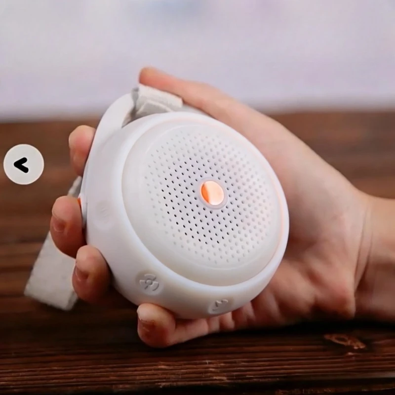 Portable Bluetooth White Noise Machine with 12 Soothing Relaxing Sounds & Silicone Sleep Timer Night Light for Baby & Adults
Portable Bluetooth White Noise Machine with 12 Soothing Relaxing Sounds & Silicone Sleep Timer Night Light for Baby & Adults