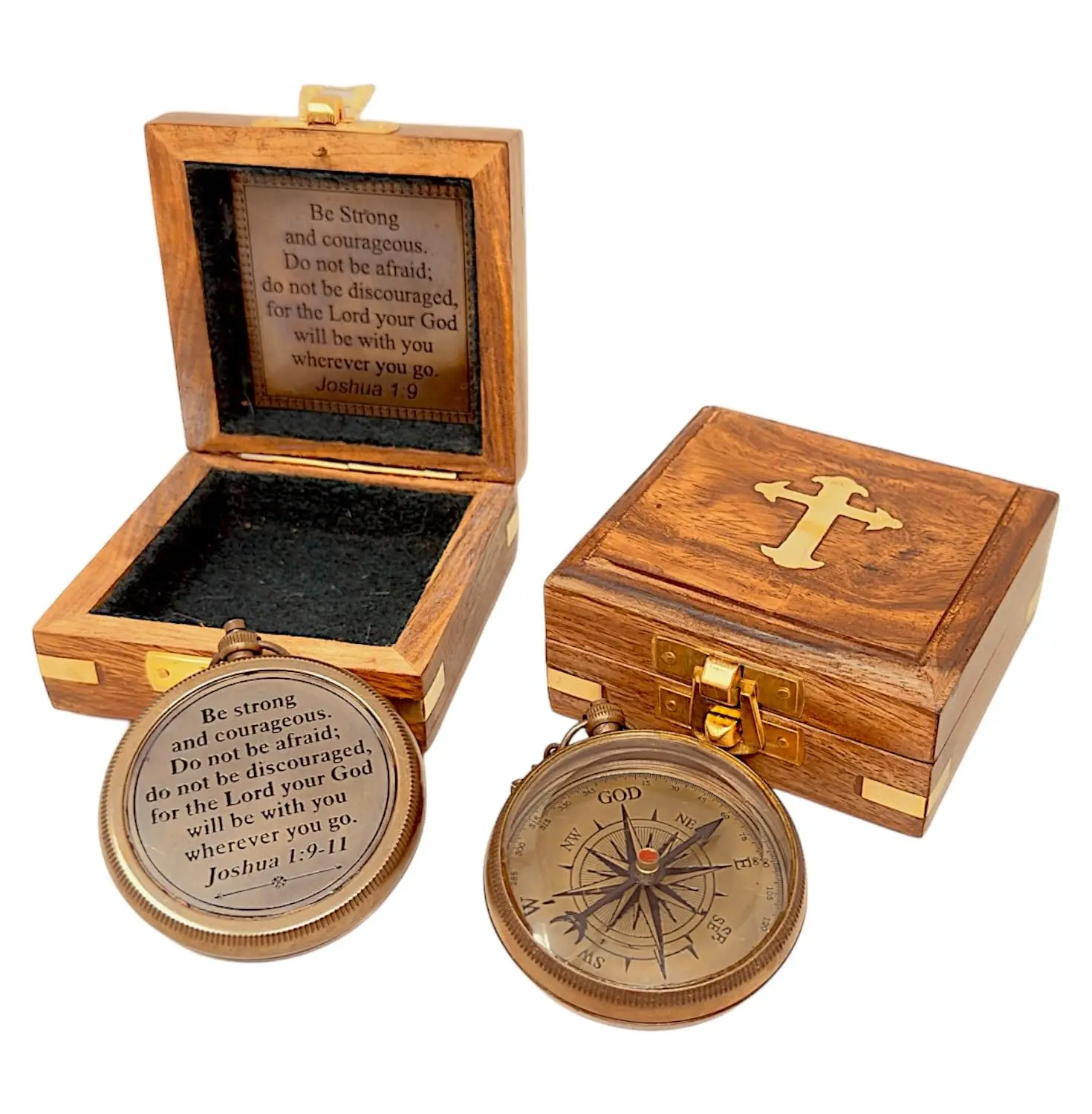 Wooden Compass Gift With Engraved Bible Verse Joshua 1:9 For Graduation Confirmation Baptism
Wooden Compass Gift With Engraved Bible Verse Joshua 1:9 For Graduation Confirmation Baptism