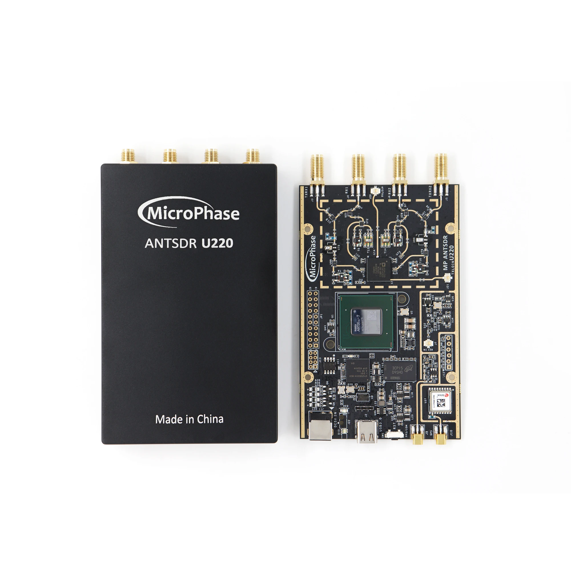 MicroPhase ANTSDR U220 Software Defined Radio Demo Board 70MHz-6GHz SDR USB3.0 ADI AD9361 AD9363 SDR transmitter and receiver
MicroPhase ANTSDR U220 Software Defined Radio Demo Board 70MHz-6GHz SDR USB3.0 ADI AD9361 AD9363 SDR transmitter and receiver