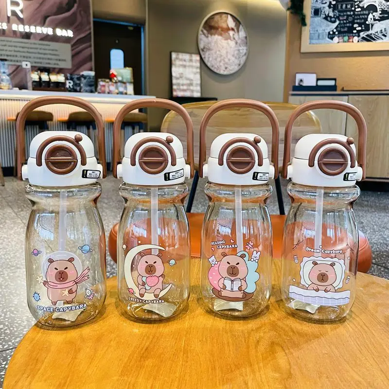 750ML Capybara water cup double drinking cup cute children's and students' straw cup portable sports casual cup outdoor cup gift
750ML Capybara water cup double drinking cup cute children's and students' straw cup portable sports casual cup outdoor cup gift