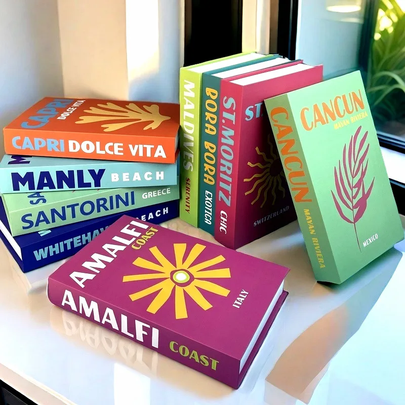 Hawaii Miami Capri Palm Luxury Fake Book Storage Box Colorful Decorative Books Travel Series Coffee Table Living Room Home Decor
Hawaii Miami Capri Palm Luxury Fake Book Storage Box Colorful Decorative Books Travel Series Coffee Table Living Room Home Decor