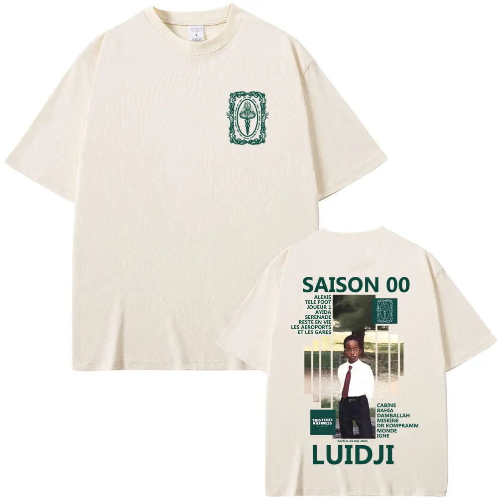 Rapper Luidji Saison 00 Graphic T Shirts Men Women Hip Hop Pop Music Short Sleeve T-shirts Men's Casual Cotton Vintage T-shirt
Rapper Luidji Saison 00 Graphic T Shirts Men Women Hip Hop Pop Music Short Sleeve T-shirts Men's Casual Cotton Vintage T-shirt