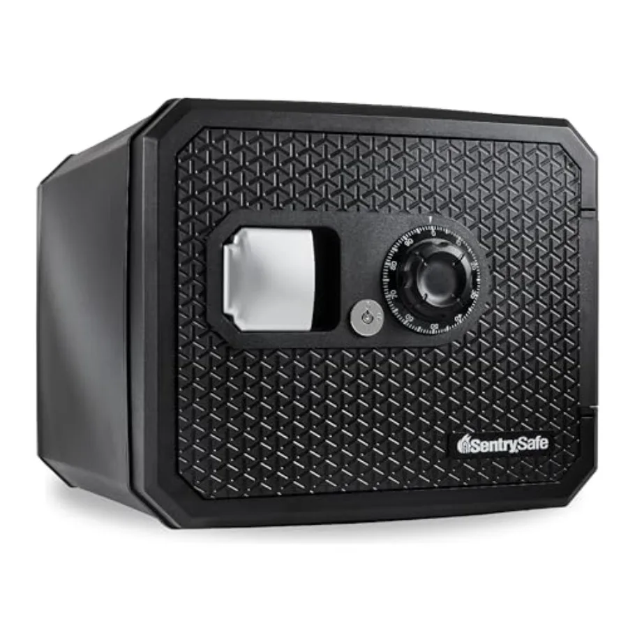 Fireproof and Waterproof Shelf Safe for Home or Office, Steel, Black, 0.81 Cu Ft Capacity with Dial Combination Lock and Overri
Fireproof and Waterproof Shelf Safe for Home or Office, Steel, Black, 0.81 Cu Ft Capacity with Dial Combination Lock and Overri