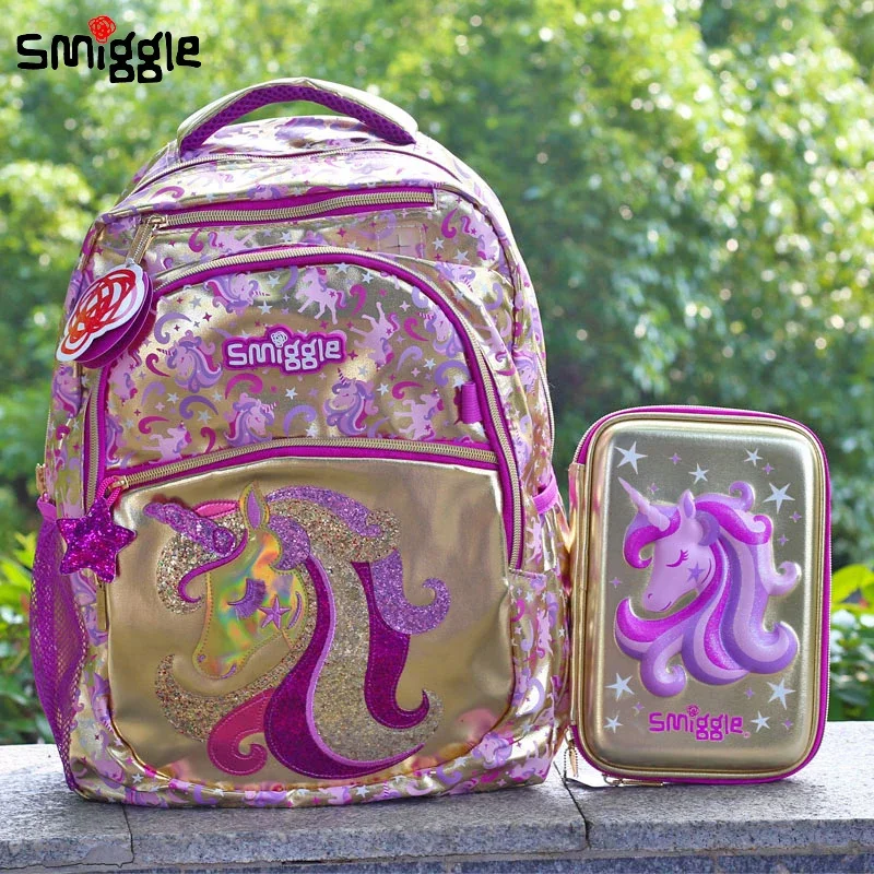 Genuine Australian Smiggle Schoolbag Student Stationery Children Gold Large Capacity Backpack Pencil Box Student Gift
Genuine Australian Smiggle Schoolbag Student Stationery Children Gold Large Capacity Backpack Pencil Box Student Gift