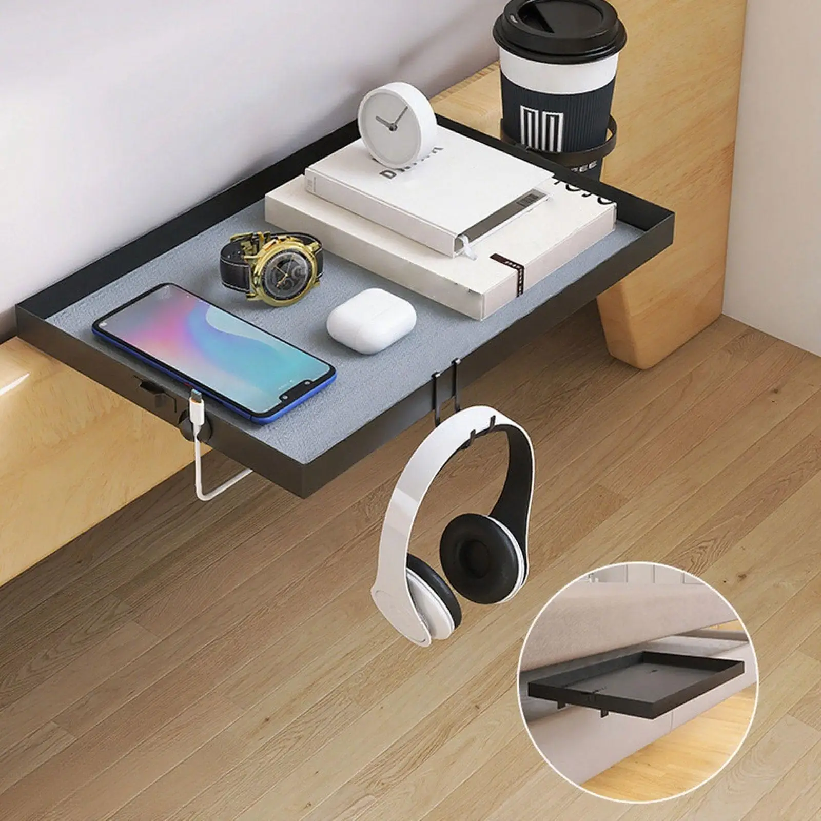 Прикроватная полка, зажимная полка для каркаса кровати, легкий поднос для прикроватной тумбочки для спальни, аксессуары для квартиры в общежитии
Прикроватная полка, зажимная полка для каркаса кровати, легкий поднос для прикроватной тумбочки для спальни, аксессуары для квартиры в общежитии