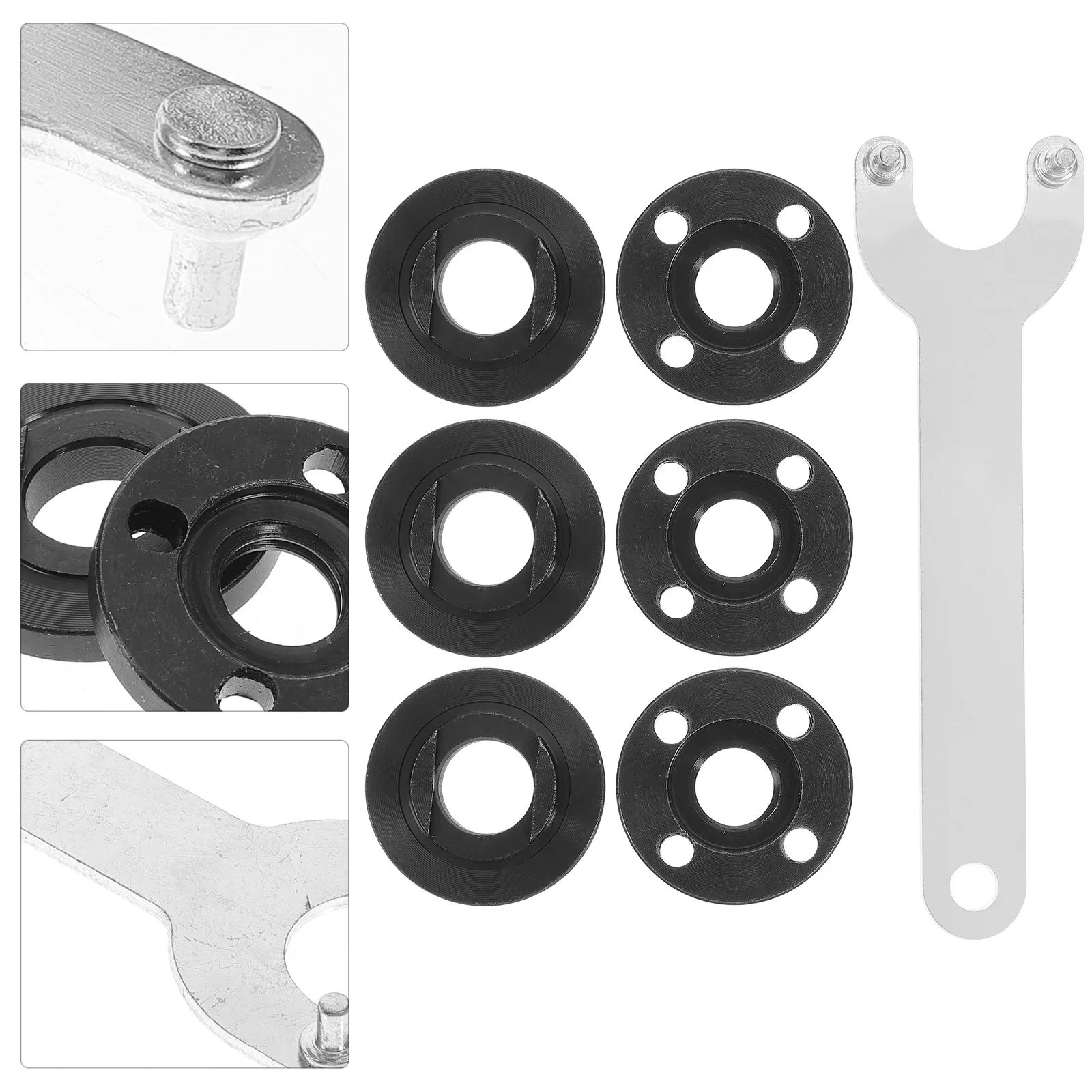 Grinder Tools Wrench Shaft Nut Accessories Flange for Flanges Attachment Replacement Kit Parts
Grinder Tools Wrench Shaft Nut Accessories Flange for Flanges Attachment Replacement Kit Parts
