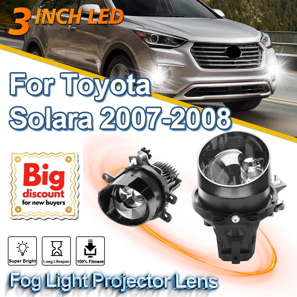 ROADSUN 3.0 Inch Auto Fog Light Projector Lens Assembly LED Fog Lamp Bulb Car Accessories 100% Fit For Toyota Solara 2007-2008
ROADSUN 3.0 Inch Auto Fog Light Projector Lens Assembly LED Fog Lamp Bulb Car Accessories 100% Fit For Toyota Solara 2007-2008