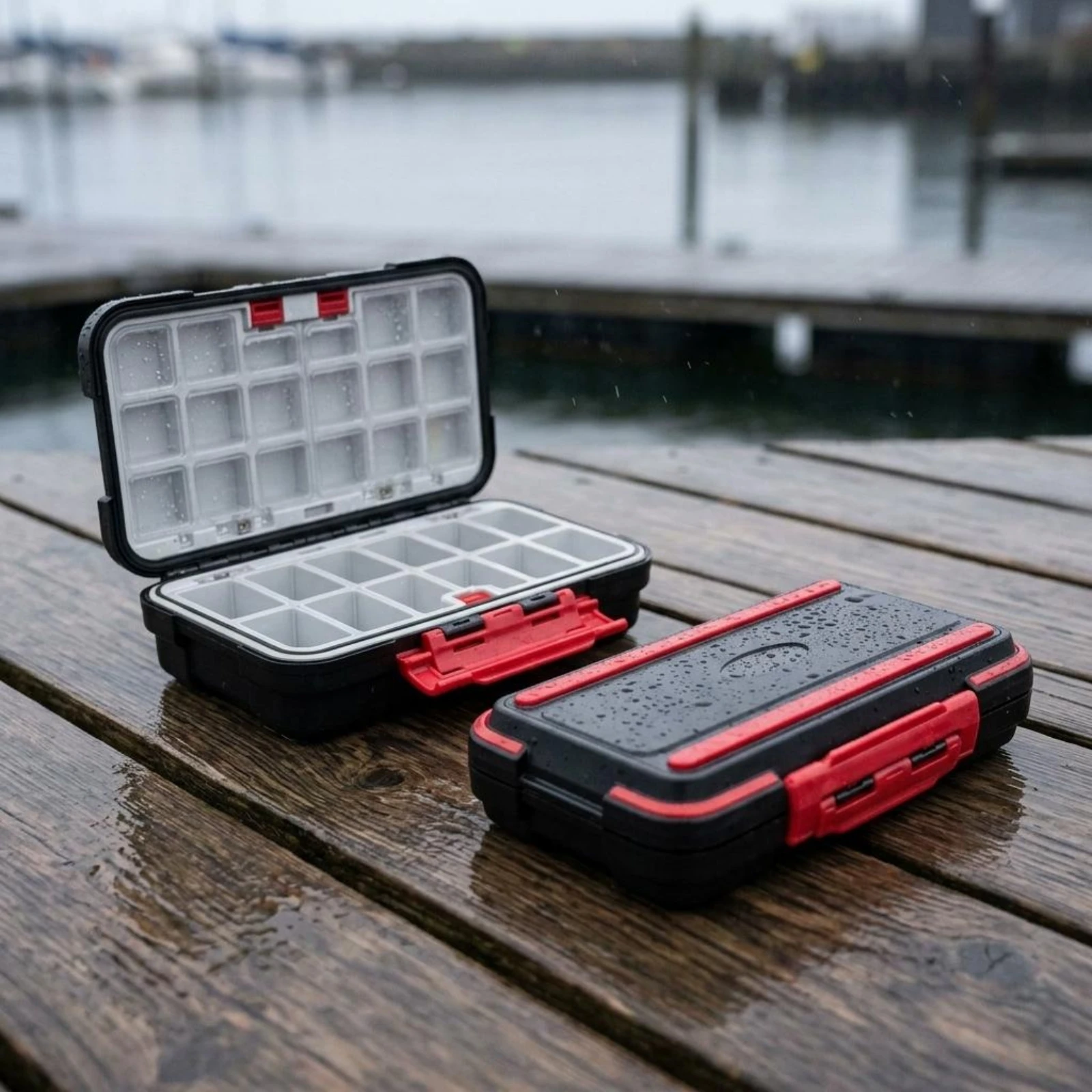 Fishing Accessory Box Waterproof Double Sided Tackle Box Plastic Storage Organizer 30 Compartments Divider Case Shock-Resistant
Fishing Accessory Box Waterproof Double Sided Tackle Box Plastic Storage Organizer 30 Compartments Divider Case Shock-Resistant