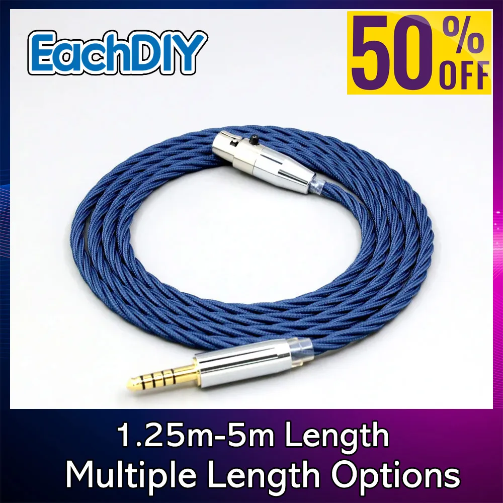 Full Pure 99% Silver OCC Sleeved Alloy Graphene Earphone Cable For AKG K712 K240S MK II K171 K271S K241 K175 K275 8574
Full Pure 99% Silver OCC Sleeved Alloy Graphene Earphone Cable For AKG K712 K240S MK II K171 K271S K241 K175 K275 8574