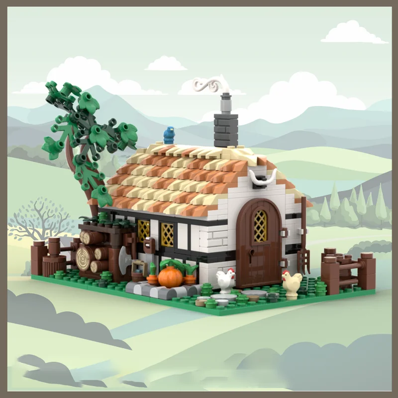 619pcs MOC Castle Farmer Cottage Model Building Blocks Architecture Toy Christmas Gifts Brick Kids Education DIY Creative Idea
619pcs MOC Castle Farmer Cottage Model Building Blocks Architecture Toy Christmas Gifts Brick Kids Education DIY Creative Idea