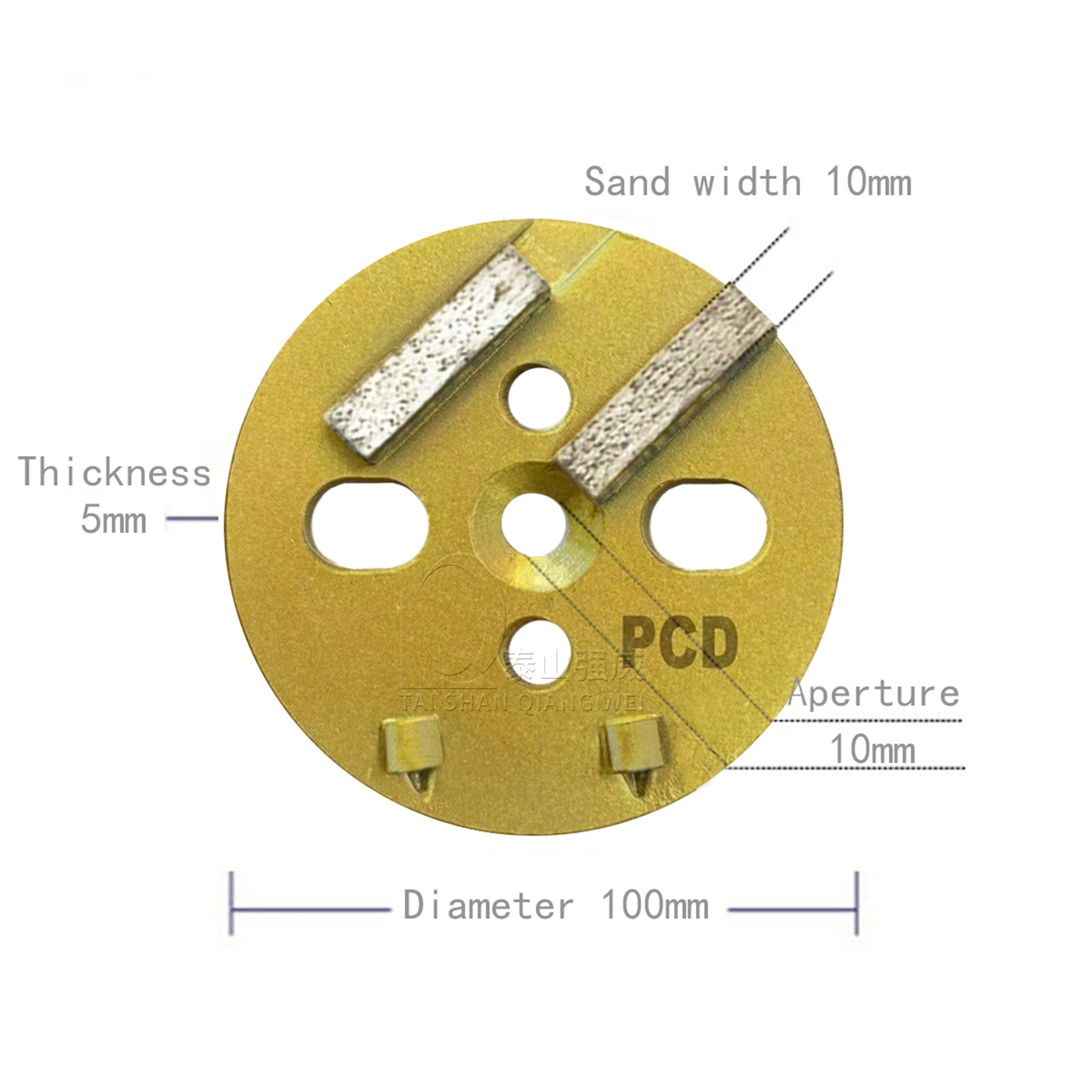 Diamond Grinding Block Round Shape Grinding Pad with Sharp Segment Two for Epoxy Glue Coating Removing
Diamond Grinding Block Round Shape Grinding Pad with Sharp Segment Two for Epoxy Glue Coating Removing