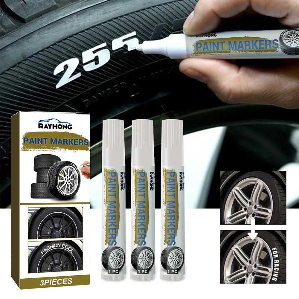 3 White Tire Paint Markers Waterproof and Permanent Car Tire Lettering Pens Suitable for Rubber Metal Glass Plastic DIY creation
3 White Tire Paint Markers Waterproof and Permanent Car Tire Lettering Pens Suitable for Rubber Metal Glass Plastic DIY creation