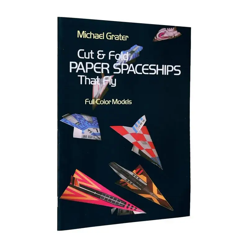 Cut And Fold Paper Spaceships That Fly Michael Grater Dover Publications 9780486239781 Book
Cut And Fold Paper Spaceships That Fly Michael Grater Dover Publications 9780486239781 Book