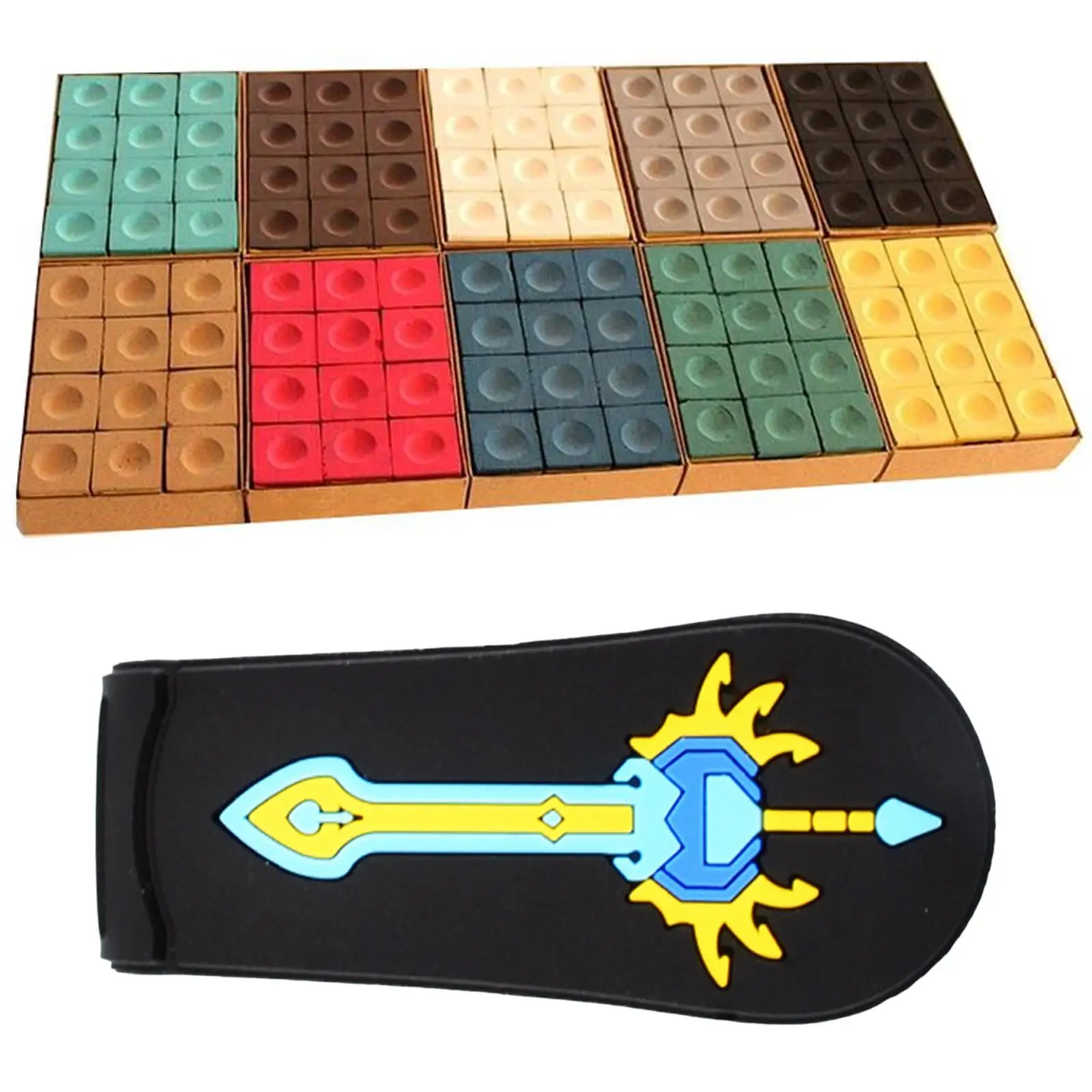 Billiard Chalk Holder Clip Lightweight, Compact, Premium, Pool Cue Chalk Holder Supplies, Billiards Accessories Portable
Billiard Chalk Holder Clip Lightweight, Compact, Premium, Pool Cue Chalk Holder Supplies, Billiards Accessories Portable