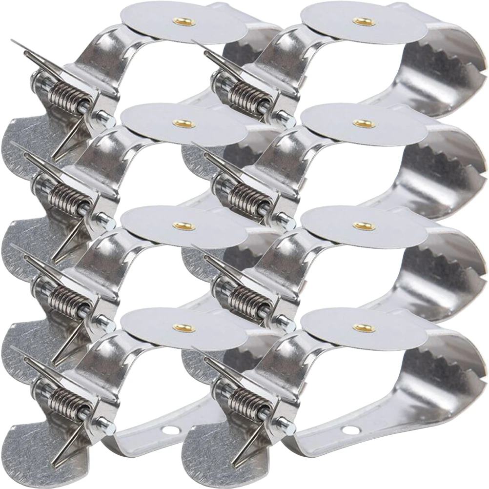 8pcs Curtain Clips Stainless Steel Strong Clamping Force Home Hotel Drapery Holdbacks Serrated Tie Backs Thickened Material Easy
8pcs Curtain Clips Stainless Steel Strong Clamping Force Home Hotel Drapery Holdbacks Serrated Tie Backs Thickened Material Easy