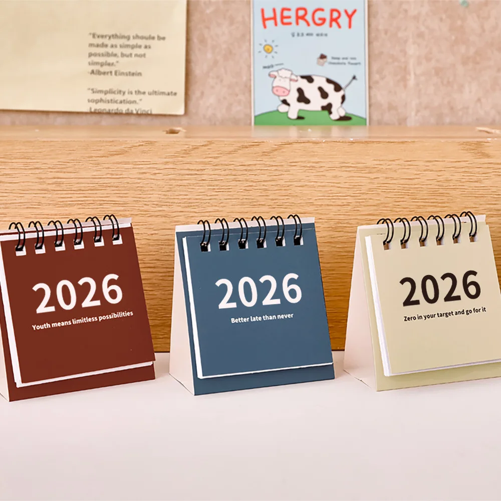 2026 Mini Simple Calendar Small Desk Calendar Creative Coil Calendar Planner Desktop Decoration Office Stationery 2025-2026
2026 Mini Simple Calendar Small Desk Calendar Creative Coil Calendar Planner Desktop Decoration Office Stationery 2025-2026