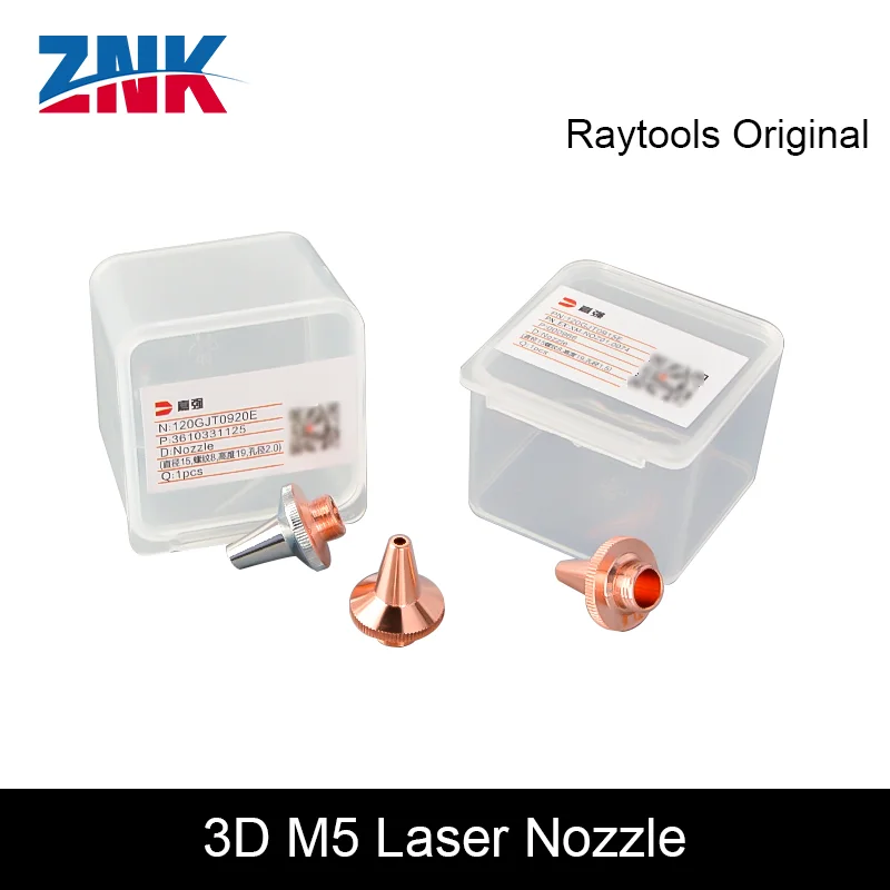 ZNK Raytools Original 3D Laser Nozzles M8 D15 H19mm Cutting Nozzle Single&Double Layer For Raytools 3D BT240S BM109 Welding Part
ZNK Raytools Original 3D Laser Nozzles M8 D15 H19mm Cutting Nozzle Single&Double Layer For Raytools 3D BT240S BM109 Welding Part
