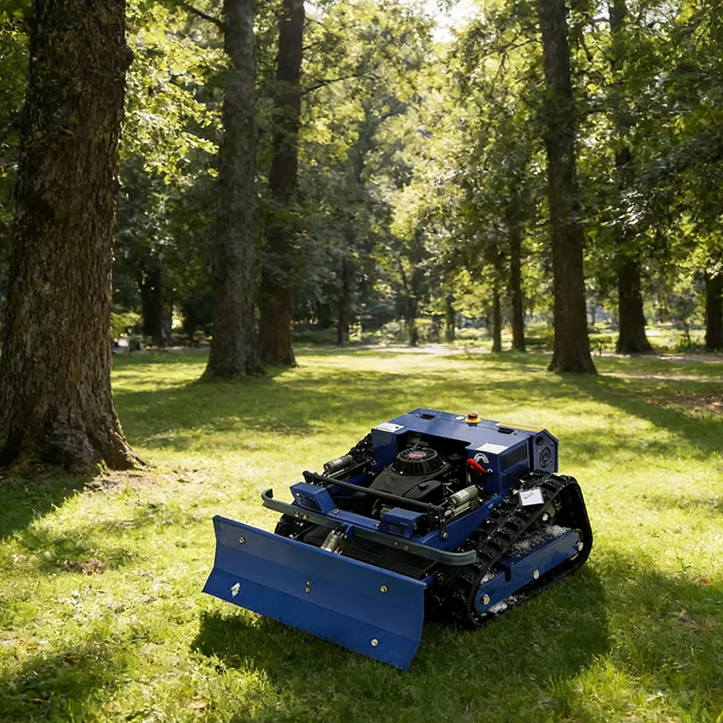 Customized orchard farm dual-purpose tracked remote-controlled lawn mower, all terrain weeding and lawn cleaning machine
Customized orchard farm dual-purpose tracked remote-controlled lawn mower, all terrain weeding and lawn cleaning machine