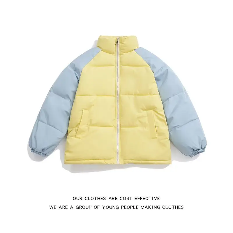 New 2024 Men's Thiened Warm Cotton Jaet Winter Sports Casual Trendy Bread Sle Coat Youth ular Loose Fit Polyester Fiber
New 2024 Men's Thiened Warm Cotton Jaet Winter Sports Casual Trendy Bread Sle Coat Youth ular Loose Fit Polyester Fiber