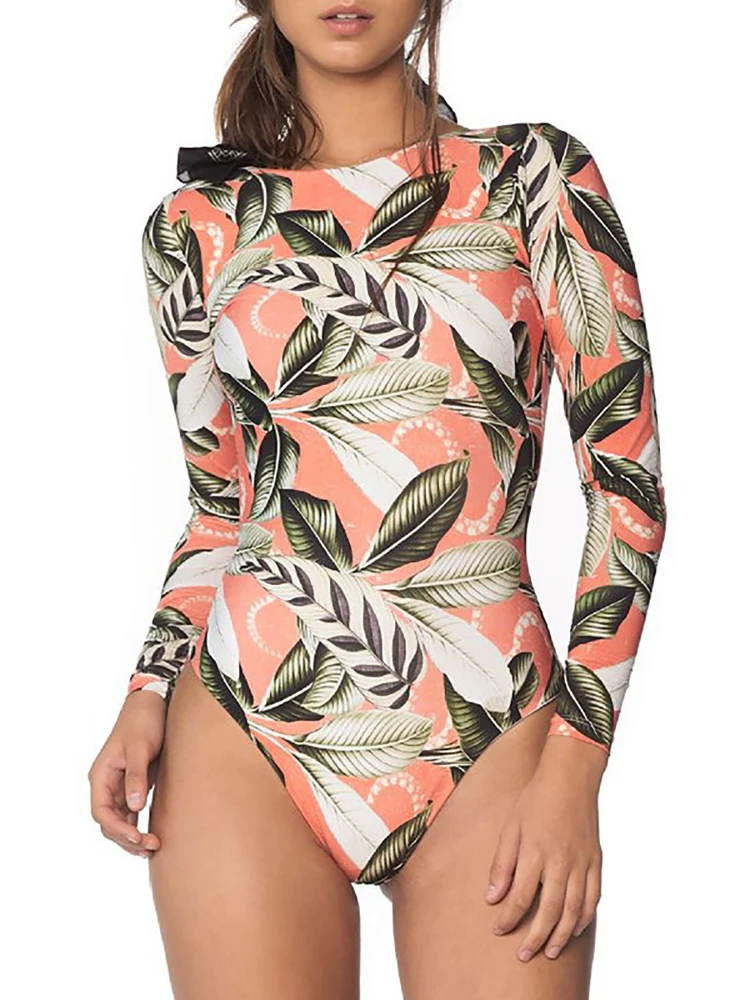 Summer 2023 Leaf Print Swimsuit Female Long Sleeve Sexy Bikini Brazilian One Piece Bodysuit Push Up Swimwear Women Monokini
Summer 2023 Leaf Print Swimsuit Female Long Sleeve Sexy Bikini Brazilian One Piece Bodysuit Push Up Swimwear Women Monokini