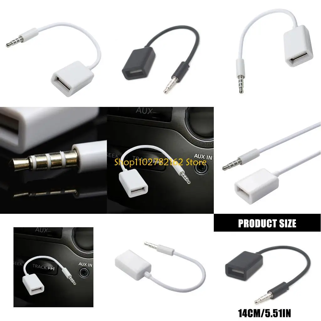 547B Автомобильный USB-адаптер 3,5 мм, соединительный шнур, подходит для улучшения качества музыки в автомобиле, подключения
547B Автомобильный USB-адаптер 3,5 мм, соединительный шнур, подходит для улучшения качества музыки в автомобиле, подключения