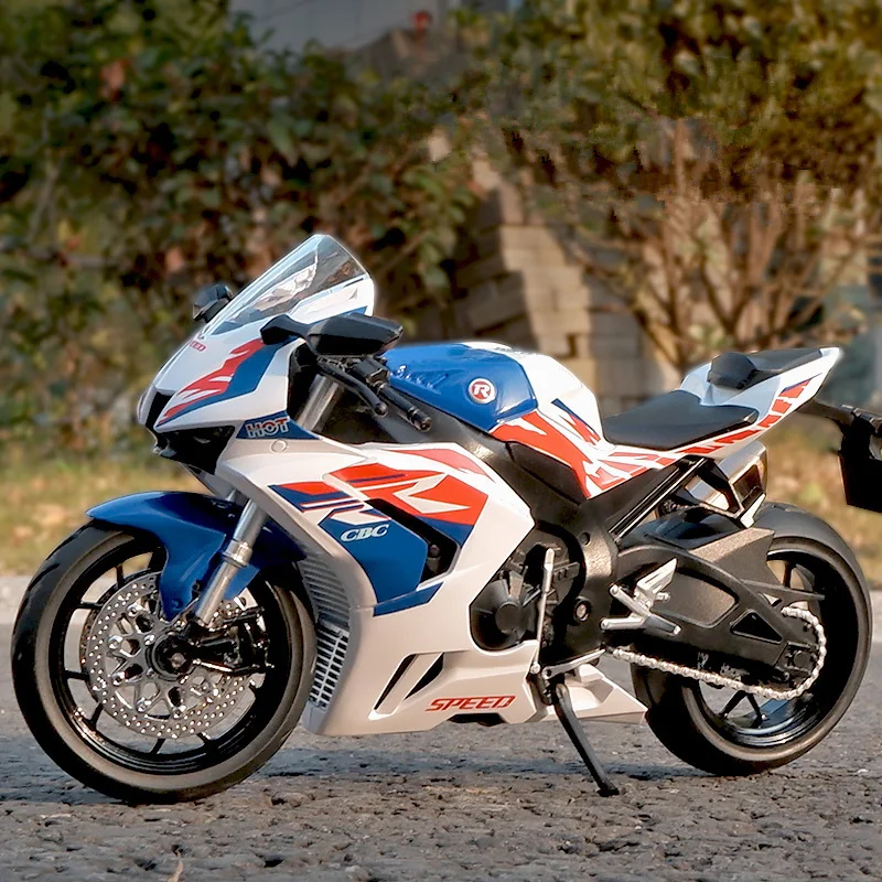 1:9 Honda CBR 1000RR-R Fire Blade Alloy Racing Motorcycle Model Diecasts Metal Sports Motorcycle Model Sound Light Kids Toy Gift
1:9 Honda CBR 1000RR-R Fire Blade Alloy Racing Motorcycle Model Diecasts Metal Sports Motorcycle Model Sound Light Kids Toy Gift