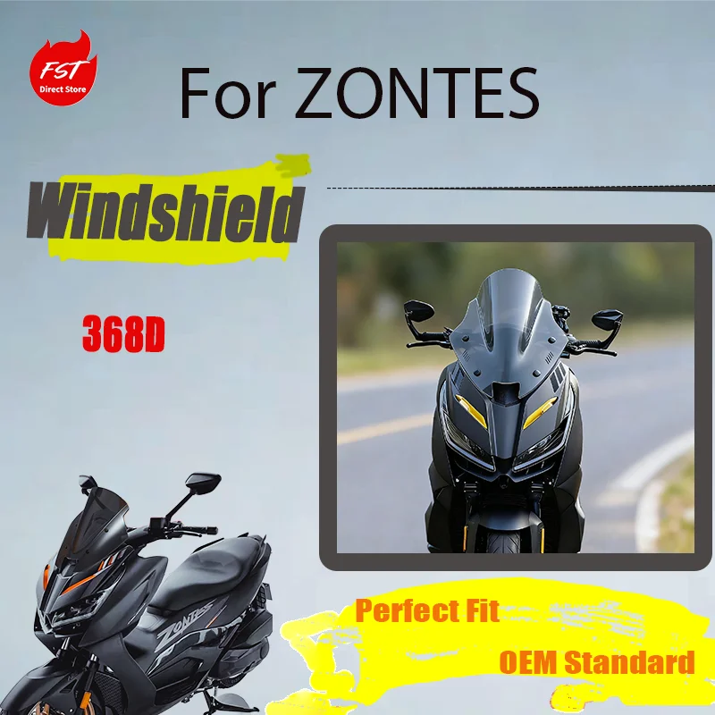 For ZONTES 368D Motorcycle Sport Racing Windshield, Front Wind Screen & Wind Mirror Set
For ZONTES 368D Motorcycle Sport Racing Windshield, Front Wind Screen & Wind Mirror Set