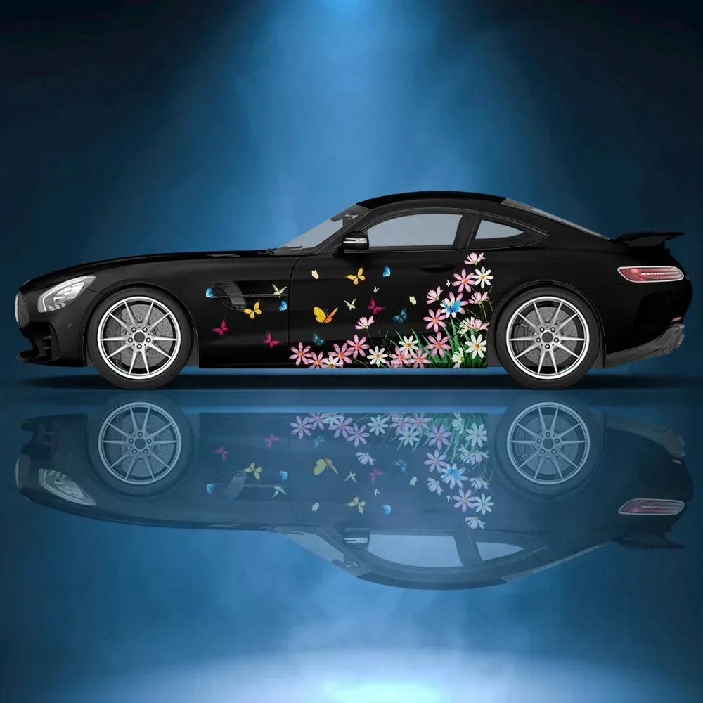 Flower Butterfly Colors Car Vinyl Wraps Decal Self-adhesive PVC Sticker Suitable for Trucks SUV Decoration Auto Accessories Gift
Flower Butterfly Colors Car Vinyl Wraps Decal Self-adhesive PVC Sticker Suitable for Trucks SUV Decoration Auto Accessories Gift