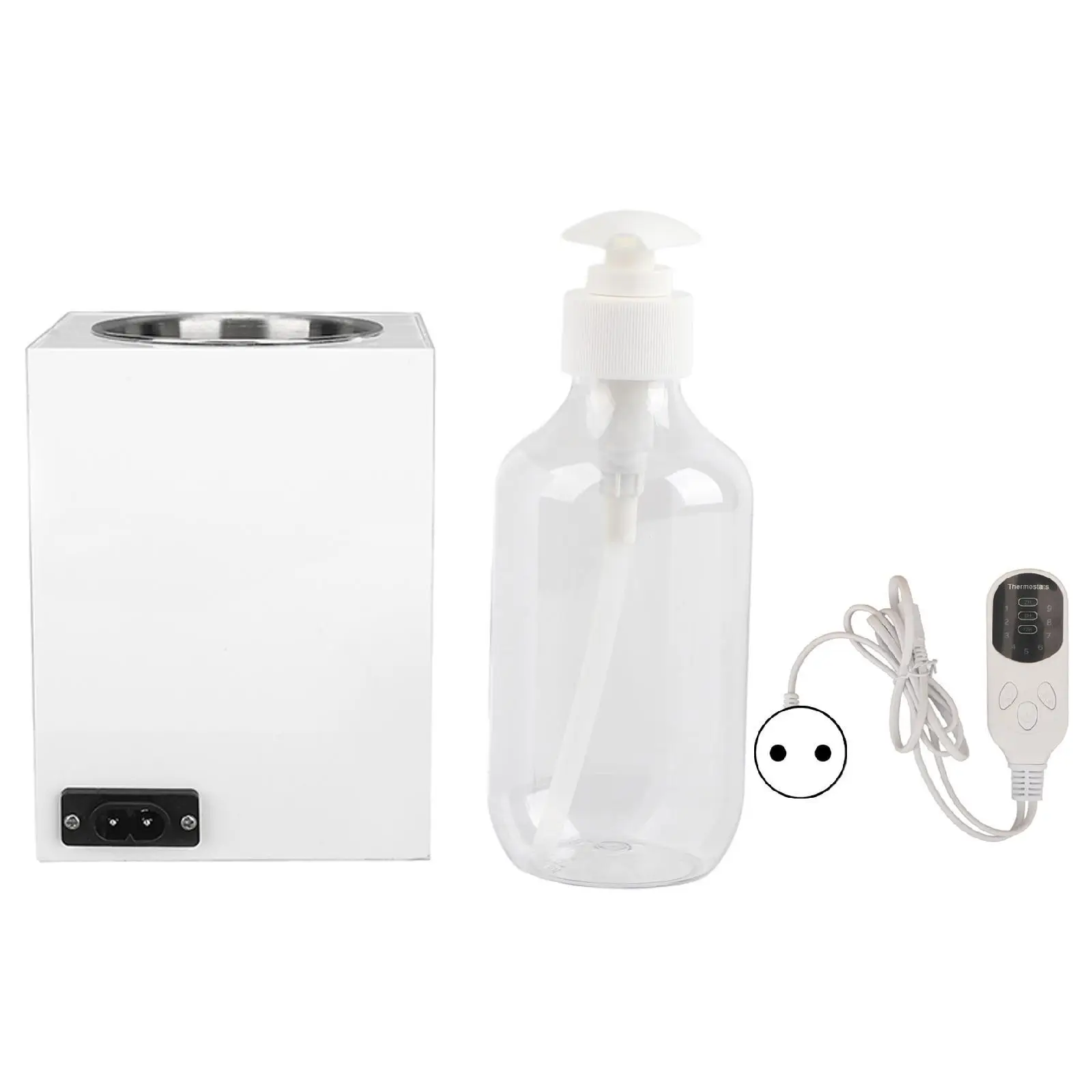 Single Bottle Oil Bottle Warmer with 300 ml Pump Bottle Lightweight Professional Electric Body Lotion Warmer Oil Heater for SPA
Single Bottle Oil Bottle Warmer with 300 ml Pump Bottle Lightweight Professional Electric Body Lotion Warmer Oil Heater for SPA