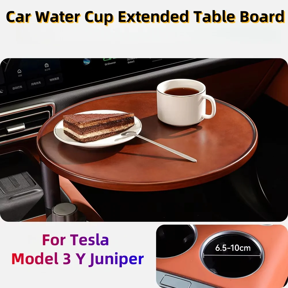 For Tesla Model 3 Y Juniper Car Water Cup Extended Table Board for Kia Hyundai Solid Wood Suspended 360° Rotation Food Drink Tra
For Tesla Model 3 Y Juniper Car Water Cup Extended Table Board for Kia Hyundai Solid Wood Suspended 360° Rotation Food Drink Tra