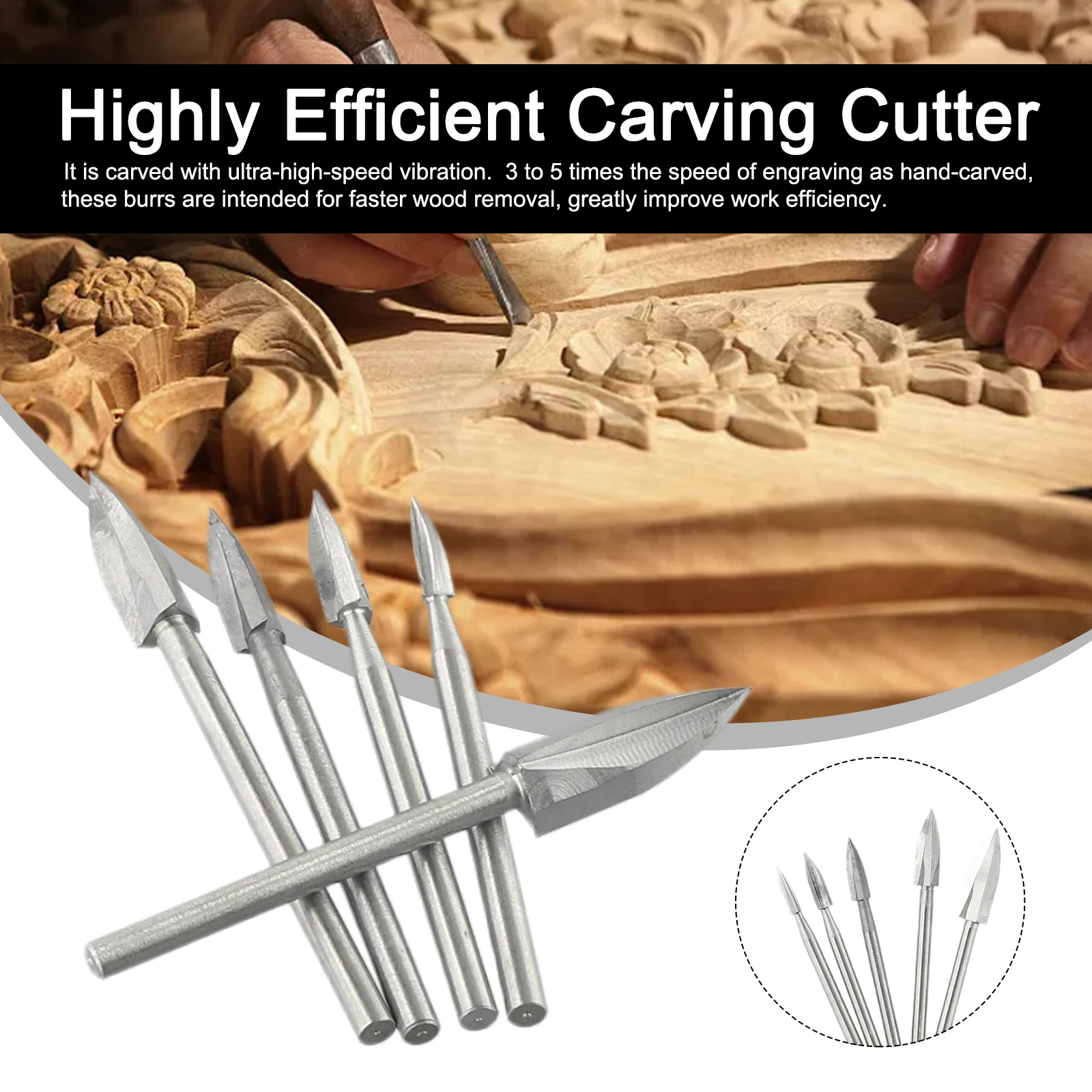 Brand New High Quality Practical Wood Carving Tools Drill Bit For Woodworking Set Silver Carbide Grinding Tool
Brand New High Quality Practical Wood Carving Tools Drill Bit For Woodworking Set Silver Carbide Grinding Tool