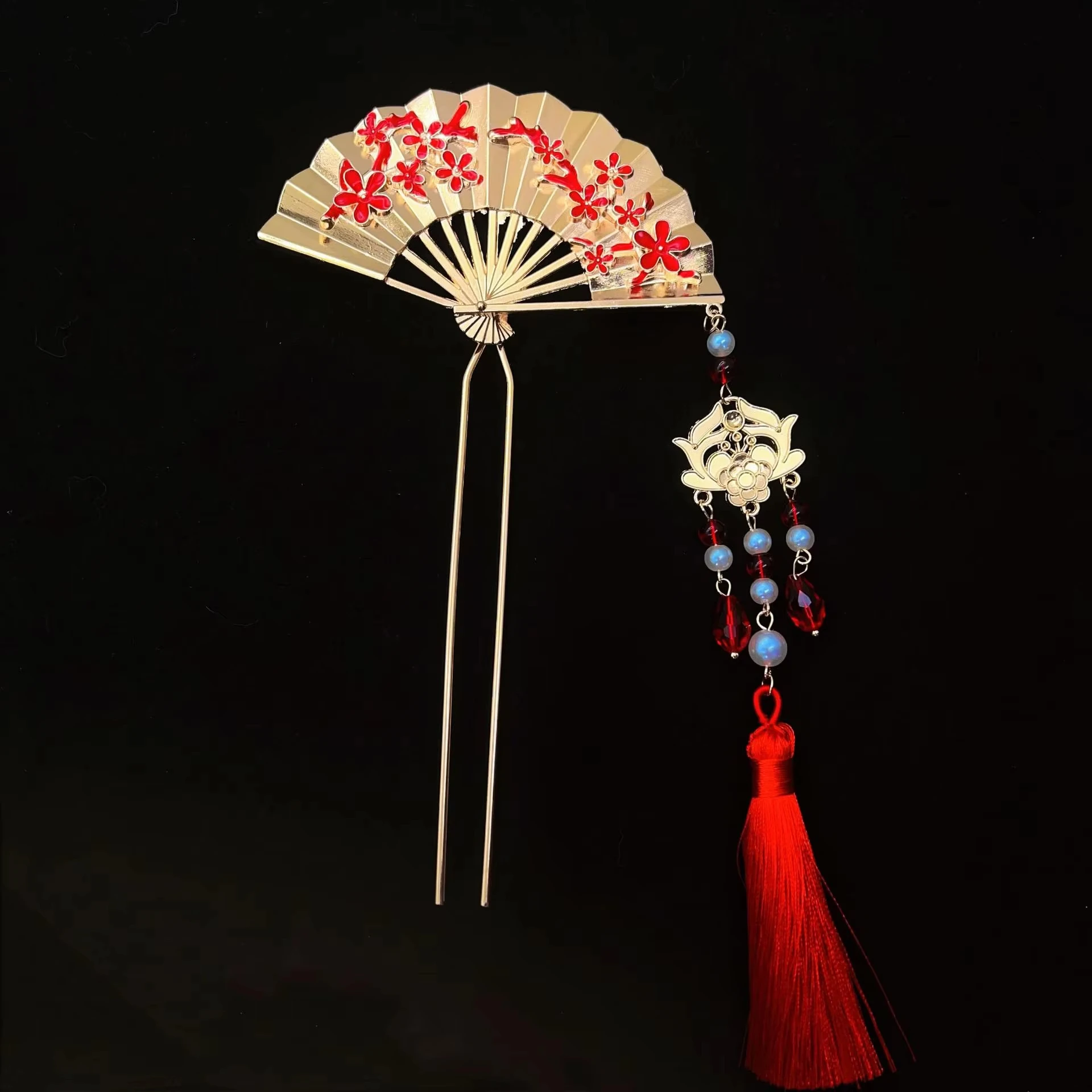 Tassel Hairpin Chinese Antique Hair Accessory Chinese Hairpin Yellow Tassel Electroplated Hair Stick For Stage Performance
Tassel Hairpin Chinese Antique Hair Accessory Chinese Hairpin Yellow Tassel Electroplated Hair Stick For Stage Performance