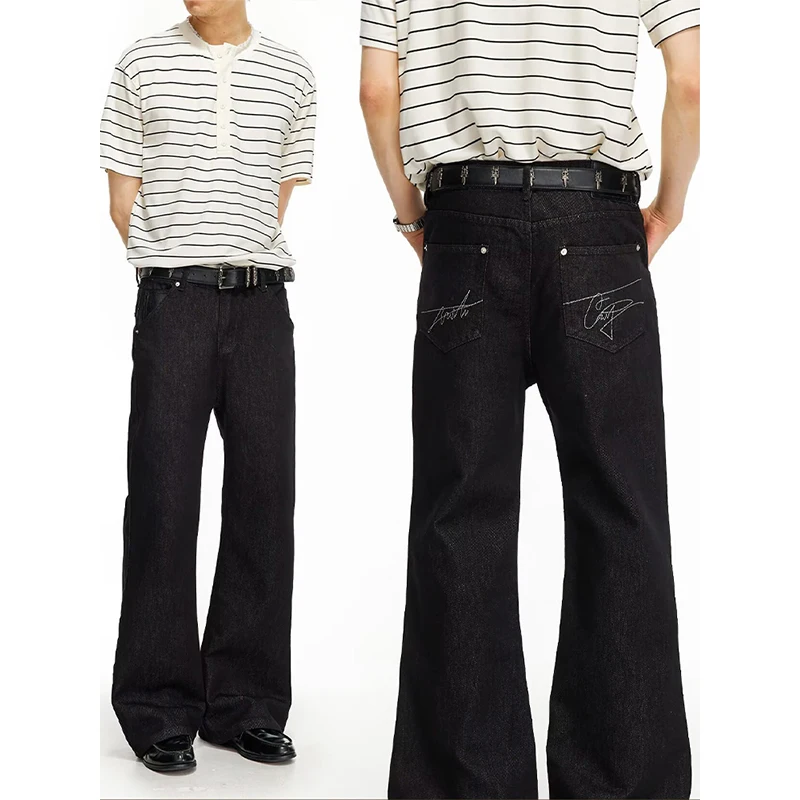 KEQI Men's Black Baggy Y2k Jeans 2000s Aesthetic Style Low Waist Jean Pants Vintage Harajuku Oversize Denim Trousers Autumn 2026
KEQI Men's Black Baggy Y2k Jeans 2000s Aesthetic Style Low Waist Jean Pants Vintage Harajuku Oversize Denim Trousers Autumn 2026