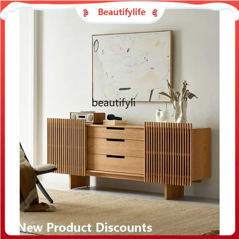 Italian minimalist solid wood dining side cabinet Nordic retro entrance cabinet Home simple modern bedroom Bedside locker
Italian minimalist solid wood dining side cabinet Nordic retro entrance cabinet Home simple modern bedroom Bedside locker