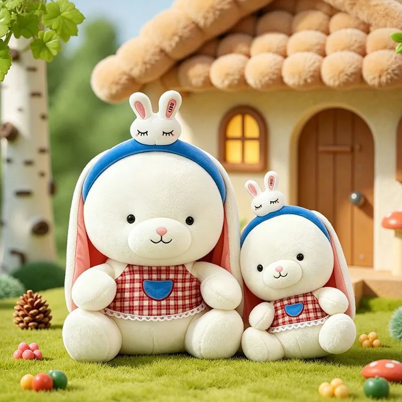 Cute Rabbit Plush Toy Soft Stuffed Bunny Doll with Headband Apron Kawaii Room Decor Gift for Kids Girls Friends Family Kawaii
Cute Rabbit Plush Toy Soft Stuffed Bunny Doll with Headband Apron Kawaii Room Decor Gift for Kids Girls Friends Family Kawaii