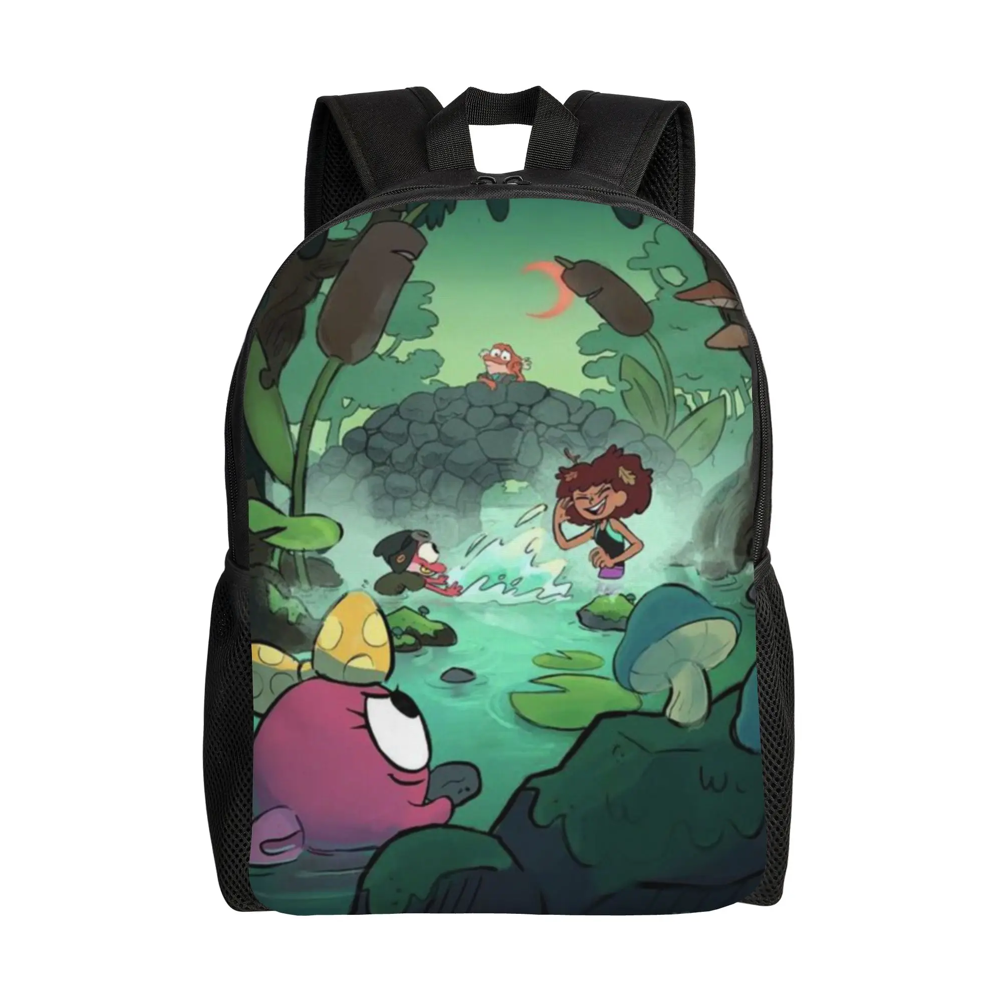 Amphibia Backpack Back to school season Anne Boonchuy Casual Backpack
Amphibia Backpack Back to school season Anne Boonchuy Casual Backpack