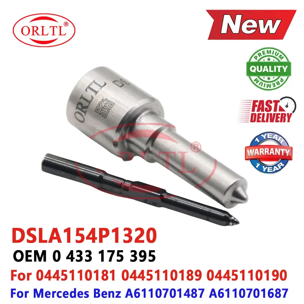 NEW DSLA154P1320 Injector 0445110189 0445110190 0986435055 Diesel Fuel Nozzle 0 433 175 395 For Mercedes Benz 0445110181
NEW DSLA154P1320 Injector 0445110189 0445110190 0986435055 Diesel Fuel Nozzle 0 433 175 395 For Mercedes Benz 0445110181